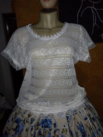 Camisu de Renda - artesanato de Ateliê Ofatemi