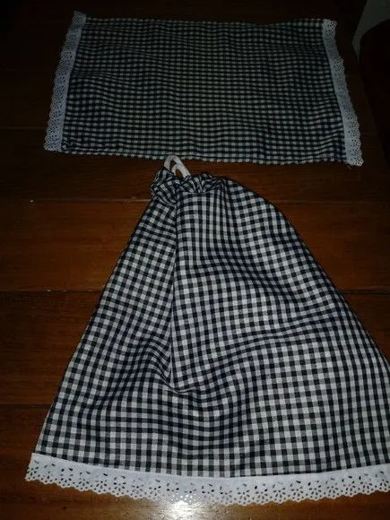 Roupa preta velha completa - artesanato de Ateliê Ofatemi