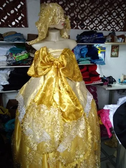 Roupa Oxum Dourada - foto 5