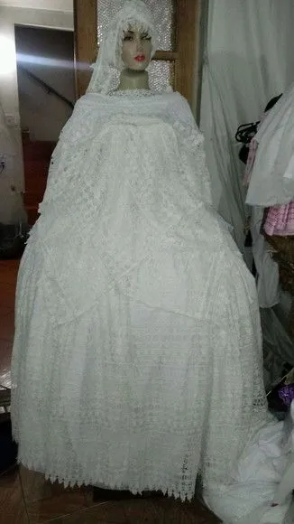 Baiana em guipir cor off - foto 2