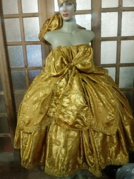Roupa Oxum Dourada - foto 2