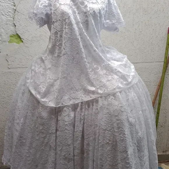 Baiana Branca Completa de Renda - foto 3