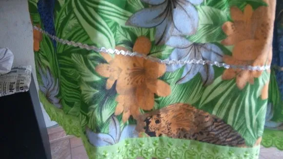 Saia estampada