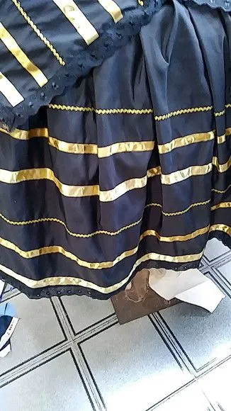 Baiana preta e dourado - foto 3