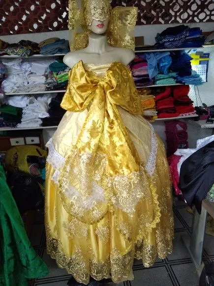 Roupa Oxum Dourada
