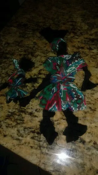 Abayomi mamãe e filhinha