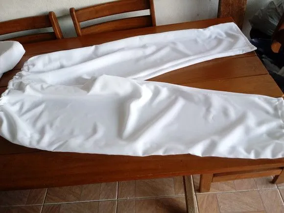 Conjunto masculino branco oxford