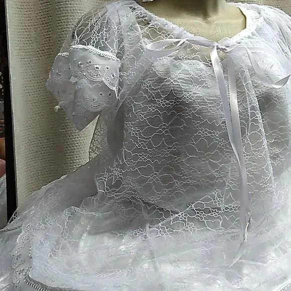 Baiana branca renda - artesanato de Ateliê Ofatemi