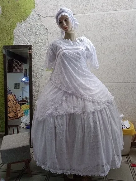 Baiana Branca Completa De Rebda - foto 3