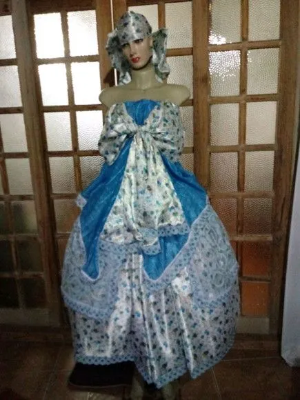 Roupa Iemanjá - artesanato de Ateliê Ofatemi